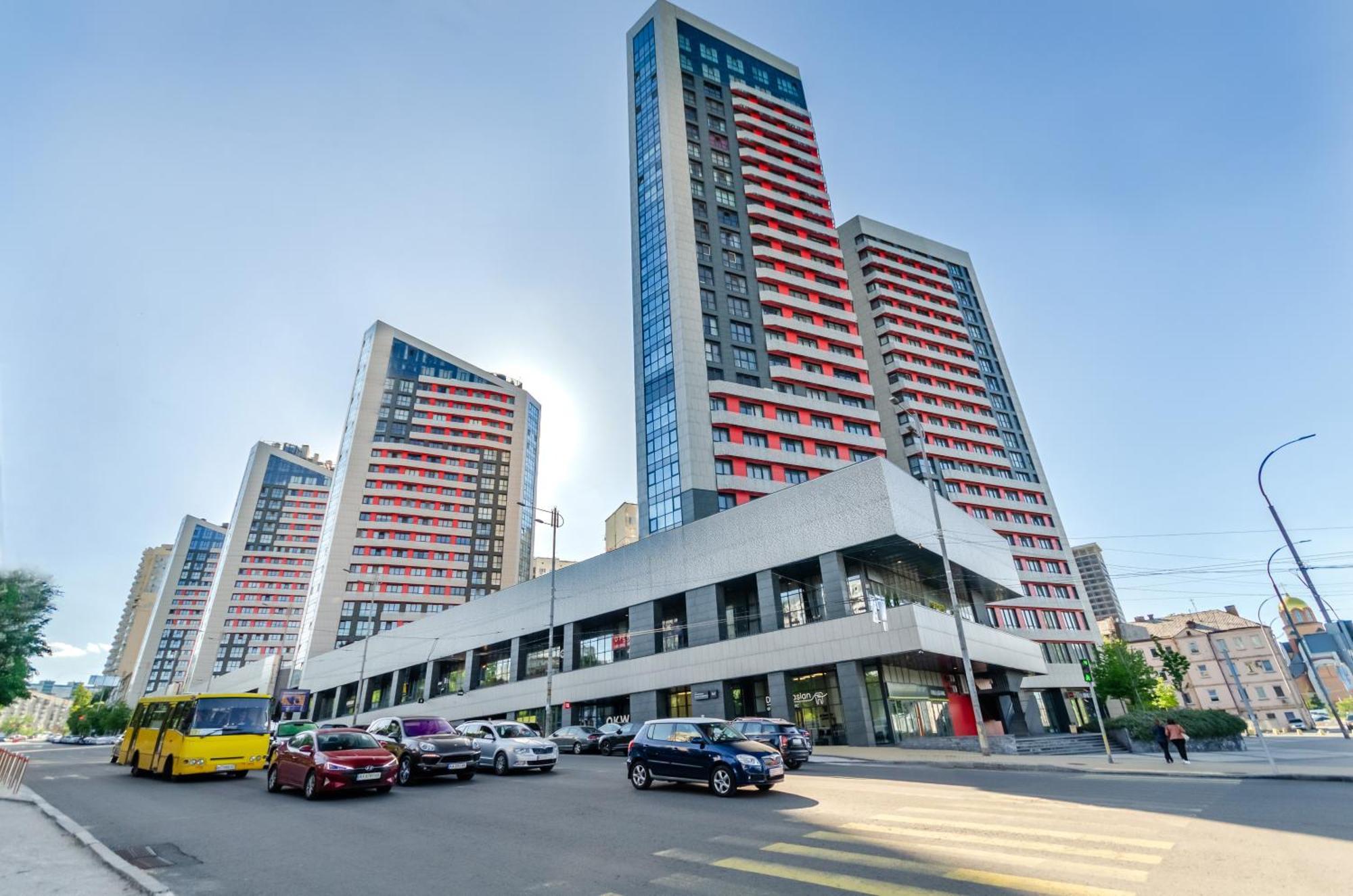 Petrovdom 205-206 Panoramic City View Apartments At Rc Kvartet, Central Railway Station Киев Экстерьер фото