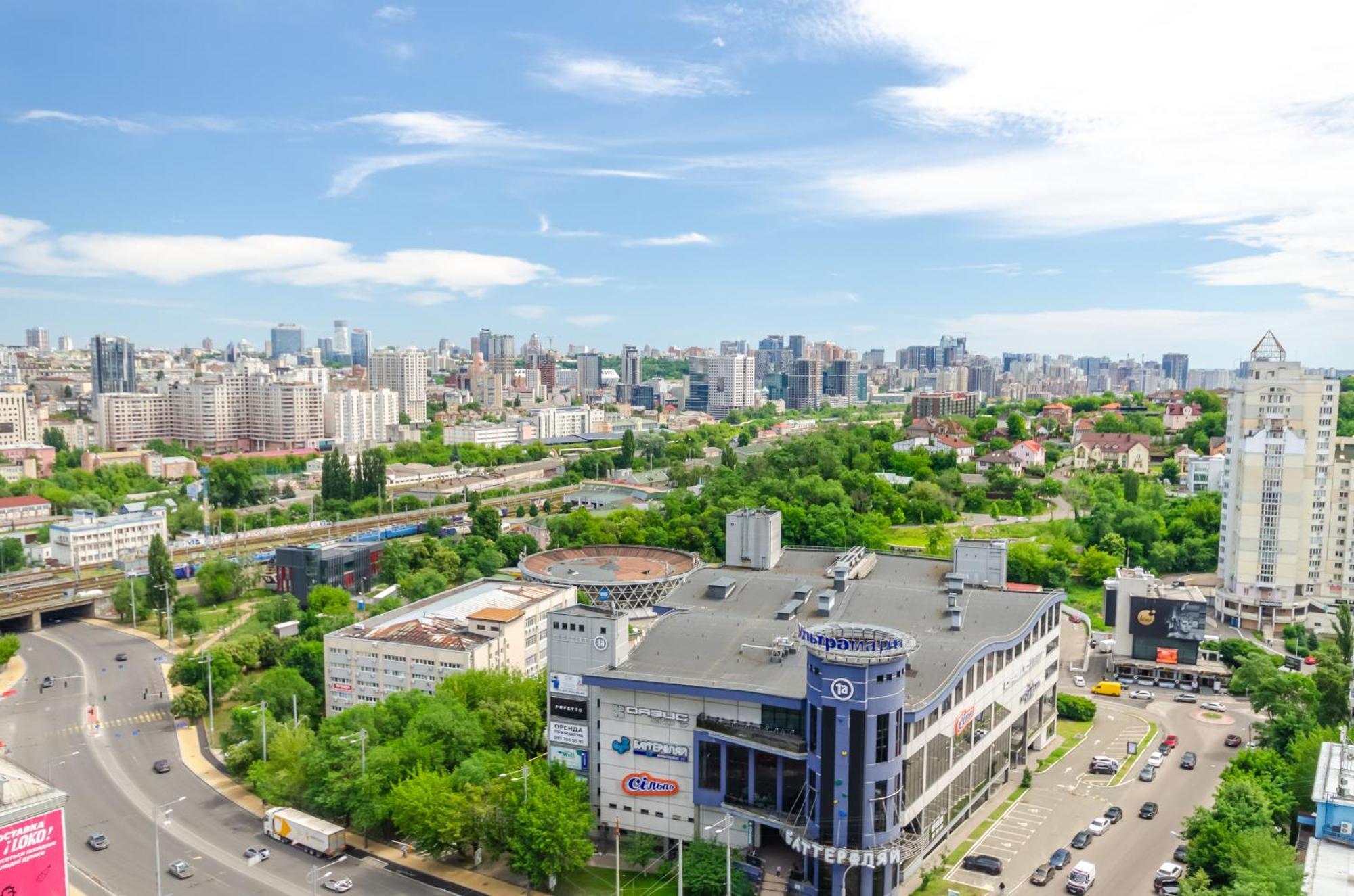 Petrovdom 205-206 Panoramic City View Apartments At Rc Kvartet, Central Railway Station Киев Экстерьер фото